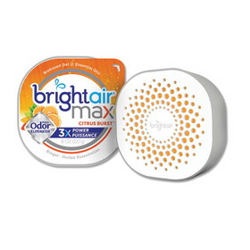 BRIGHT Air BRI900436EA Max Odor Eliminator Air Freshener, Citrus Burst, 8 oz Jar