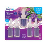BRIGHT Air BRI900670CT Electric Scented Oil Air Freshener Refill, Sweet Lavender and Violet, 0.67 oz Bottle, 5/Pack, 6 Pack/Carton