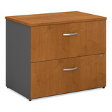 Bush BSHWC72454ASU Series C Collection 36w Two-Drawer Lateral File (assembled), Natural Cherry