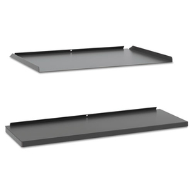 basyx BSXMGSHTRA1 Manage Series Shelf and Tray Kit, Steel, 17.5 x 9 x 1, Ash