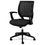 Basyx BSXVL521VA10 Vl521 Series Mid-Back Work Chair, Mesh Back, Fabric Seat, Black, Price/EA