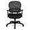 Basyx BSXVL712MM10 Wave Mesh Mid-Back Task Chair, Supports Up to 250 lb, 18" to 22.25" Seat Height, Black, Price/EA