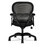 Basyx BSXVL712MM10 Wave Mesh Mid-Back Task Chair, Supports Up to 250 lb, 18" to 22.25" Seat Height, Black, Price/EA
