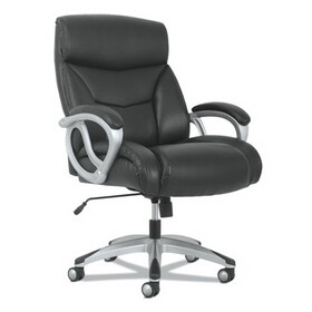 Sadie BSXVST341 3-Forty-One Big and Tall Chair, Supports up to 400 lbs., Black Seat/Black Back, Aluminum Base