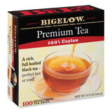 Bigelow BTC00351 Single Flavor Tea, Premium Ceylon, 100 Bags/box
