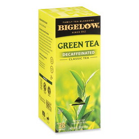 Bigelow BTC10347 Decaffeinated Green Tea, Green Decaf, 0.34 lbs, 28/Box