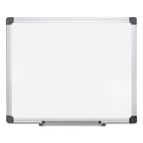 MasterVision BVCCR0601170MV Porcelain Value Dry Erase Board, 24 x 36, White Surface, Silver Aluminum Frame