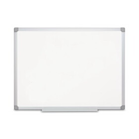 MasterVision BVCCR0620790 Earth Silver Easy-Clean Dry Erase Board, 36 x 24, White Surface, Silver Aluminum Frame