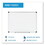 MasterVision BVCCR0801170MV Porcelain Value Dry Erase Board, 36 X 48, White, Aluminum Frame, Price/EA