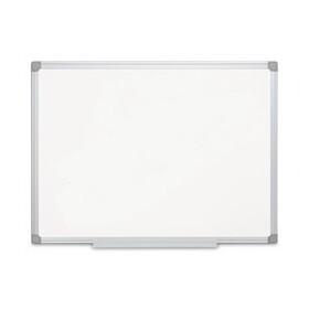 MasterVision BVCCR0820790 Earth Silver Easy-Clean Dry Erase Board, 48 x 36, White Surface, Silver Aluminum Frame