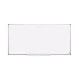 MasterVision BVCCR1520790 Earth Silver Easy-Clean Dry Erase Board, 96 x 48, White Surface, Silver Aluminum Frame