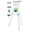 Mastervision BVCFLX05102MV Telescoping Tripod Display Easel, Adjusts 38" to 69" High, Metal, Silver, Price/EA