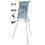 Mastervision BVCFLX09102MV Telescoping Tripod Display Easel, Adjusts 35" to 64" High, Metal, Silver, Price/EA