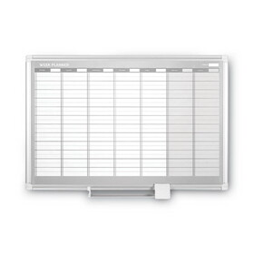 Mastervision BVCGA0396830 Weekly Planner, 36x24, Aluminum Frame