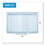 Mastervision BVCGA0397830 Magnetic Dry Erase Calendar Board, One Month, 36 x 24, White Surface, Silver Aluminum Frame, Price/EA