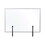 MasterVision BVCGL08019101 Protector Series Glass Aluminum Desktop Divider, 47.2 x 0.16 x 35.4, Clear, Price/CT