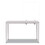 MasterVision BVCGL2001393 Protector Series Frameless Glass Desktop Divider, 35.4 x 0.16 x 35.4, Clear/Aluminum, Price/CT