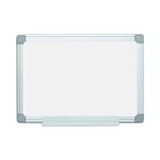 Mastervision BVCMA0200790 Earth Silver Easy-Clean Dry Erase Board, Reversible, 24 x 18, White Surface, Silver Aluminum Frame