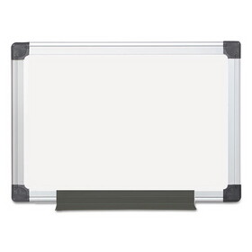 MasterVision BVCMA0212170MV Value Melamine Dry Erase Board, 18 x 24, White Surface, Silver Aluminum Frame