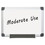 MasterVision BVCMA0312170MV Value Melamine Dry Erase Board, 24 x 36, White Surface, Silver Aluminum Frame, Price/EA