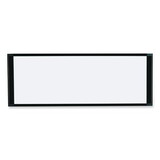 Mastervision BVCMA10007705 Cubicle Workstation Dry Erase Board, 36 X18, Black Aluminum Frame