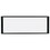 Mastervision BVCMA10007705 Cubicle Workstation Dry Erase Board, 36 x 18, White Surface, Black Aluminum Frame, Price/EA
