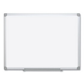 MasterVision MA2100790 Earth Silver Easy Clean Dry Erase Boards, 48 x 96, White, Aluminum Frame