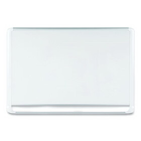 Mastervision BVCMVI030205 Lacquered Steel Magnetic Dry Erase Board, 24 X 36, Silver/white