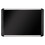 Mastervision BVCMVI030301 Soft-touch Bulletin Board, 36 x 24, Black Fabric Surface, Aluminum/Black Aluminum Frame, Price/EA