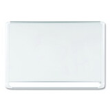 Mastervision BVCMVI270205 Lacquered Steel Magnetic Dry Erase Board, 48 X 72, Silver/white