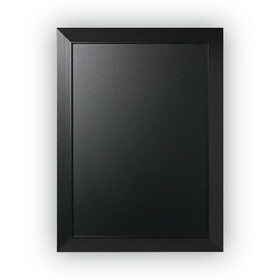 MasterVision BVCPM07151620 Kamashi Chalk Board, 36 x 24, Black Surface, Black Wood Frame