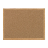 MasterVision BVCSF152001239 Value Cork Bulletin Board With Oak Frame, 36 X 48, Natural