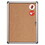 MasterVision BVCVT630101690 Slim-Line Enclosed Cork Bulletin Board, 28 X 38, Aluminum Case, Price/EA