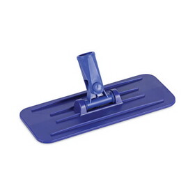 Boardwalk BWK00405 Swivel Pad Holder, Plastic, Blue, 4 x 9, 12/Carton