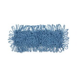 UNISAN BWK1118 Mop Head, Dust, Looped-End, Cotton/synthetic Fibers, 18 X 5, Blue