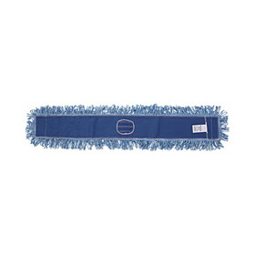 Boardwalk BWK1148 Dust Mop Head, Cotton/Synthetic Blend, 48" x 5", Blue