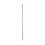 Boardwalk BWK137 Heavy-Duty Threaded End Lacquered Hardwood Broom Handle, 1 1/8" Dia. X 60 Long, Price/EA