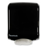 Boardwalk T1770BKBW Ultrafold Multifold/C-Fold Towel Dispenser, 11.75 x 6.25 x 18, Black Pearl