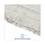 UNISAN BWK1636 Disposable Dust Mop Head W/sewn Center Fringe, Cotton/synthetic, 36w X 5d, White, Price/EA