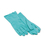 Boardwalk BWK183L Nitrile Flock-Lined Gloves, Large, Green, Dozen, Price/DZ