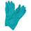 Boardwalk BWK183M Flock-Lined Nitrile Gloves, Medium, Green, Dozen, Price/DZ