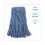 Boardwalk BWK2024B Mop Head, Standard Head, Cotton/Synthetic Fiber, Cut-End, #24, Blue, 12/Carton, Price/CT