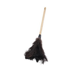 UNISAN BWK20BK Professional Ostrich Feather Duster, 10" Handle