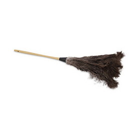 UNISAN BWK28GY Professional Ostrich Feather Duster, 16" Handle