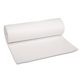 Boardwalk BWK3858EXH Waste Can Liners, 60gal, 38x 58, .6mil, White, 25 Bags/roll, 4 Rolls/ct