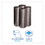 Boardwalk BWK3858H Low-Density Waste Can Liners, 60 gal, 0.65 mil, 38" x 58", Black, Perforated Roll, 25 Bags/Roll, 4 Rolls/Carton, Price/CT