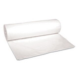 Boardwalk BWK4046EXH Waste Can Liners, 40-45gal, 40 X 46, .6mil, White, 25 Bags/roll, 4 Rolls/ct
