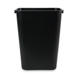 Boardwalk 3485203 Soft-Sided Wastebasket, 41 qt, Plastic, Black