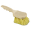 Boardwalk BWK4308 Utility Brush, Cream Polypropylene Bristles, 5.5 Brush, 3" Tan Plastic Handle, Price/EA