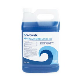 Boardwalk BWK4800 Neutral Disinfectant, Floral Scent, 1 gal Bottle, 4/Carton